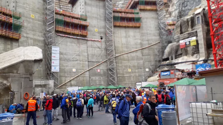 Open day - spitallamm dam construction